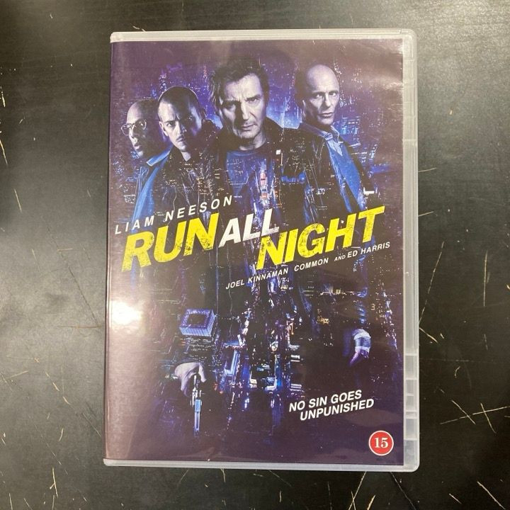 Run All Night DVD (VG+/M-) -toiminta-